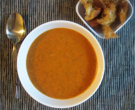 Roasted Tomato Basil Soup