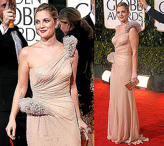 Drew Barrymore With Justin Long at the 2010 Golden Globes 2010-01-17 16:50:15