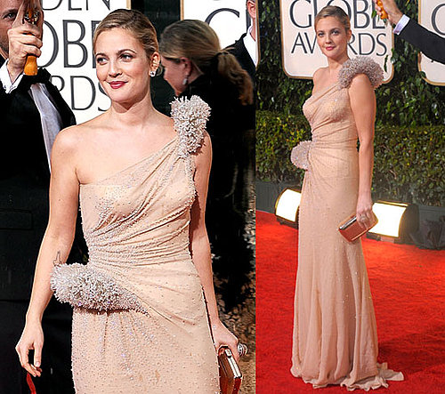 Drew Barrymore With Justin Long at the 2010 Golden Globes 2010-01-17 16:50:15