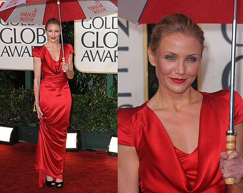 Cameron Diaz in Alexander McQueen at 2010 Golden Globe Awards
