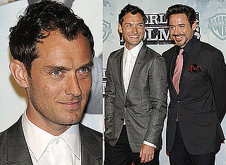 Photos of Jude Law and Robert Downey Jr at Sherlock Holmes Madrid Premiere, Jude Law to Propose to Sienna Miller