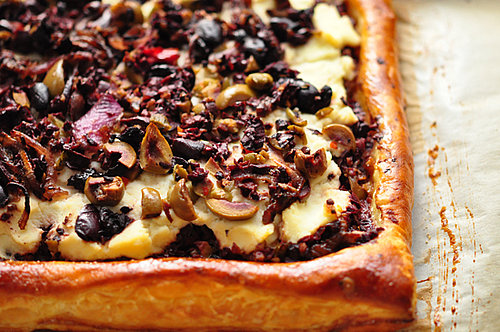 Olive Tapenade Tart with Carmelized Onions Olive Tapenade Tart with Carmelized Onions