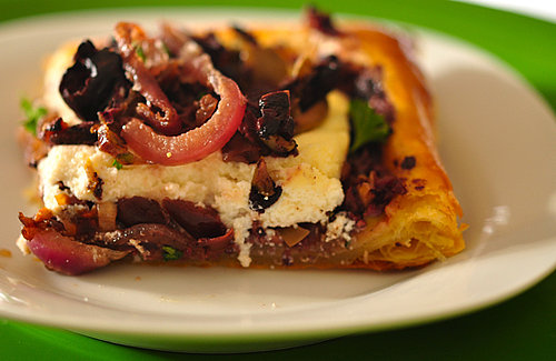 Olive Tapenade Tart with Carmelized Onions Olive Tapenade Tart with Carmelized Onions
