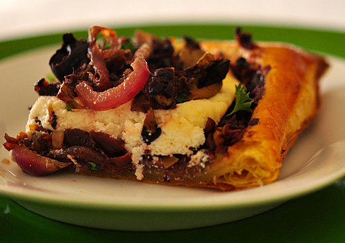 Olive Tapenade Tart with Carmelized Onions Olive Tapenade Tart with Carmelized Onions