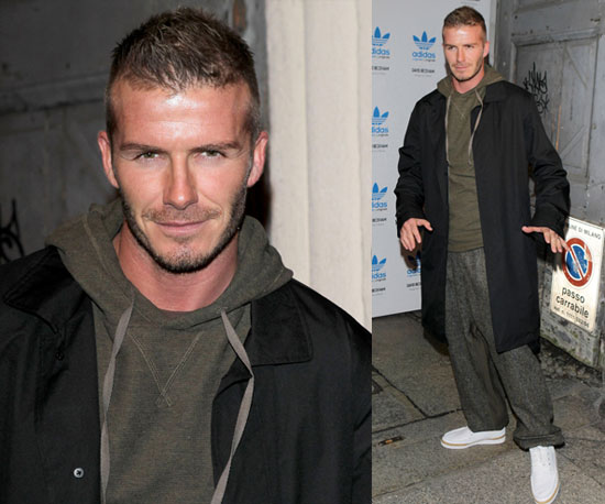 Photos of David Beckham in Milan