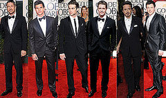 Photos of the Celeb Men in Their Suits on the Red Carpet at the Golden Globes Photos of the Celeb Men in Their Suits on the Red Carpet at the Golden Globes