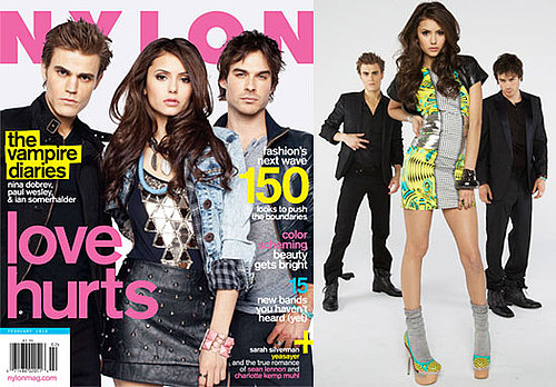 Photos of The Cast of The Vampire Diaries On The Cover of Nylon Magazine