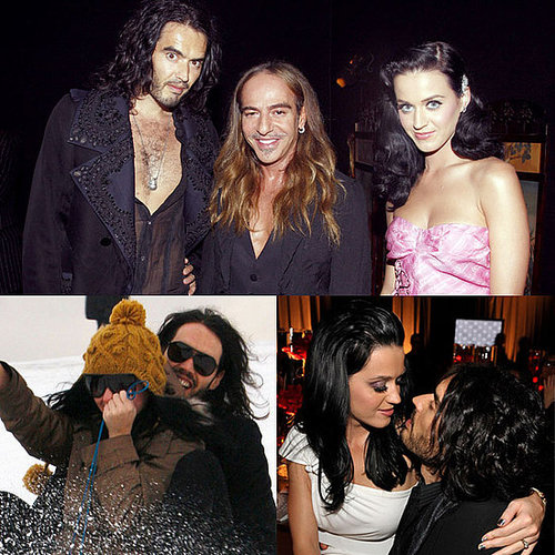Photos of Katy Perry and Russell Brand