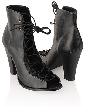 Look for Less- Ann Demeulemeester Lace Up Boots 