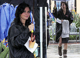 Photos of Courteney Coxon the Set of Cougar Town in LA