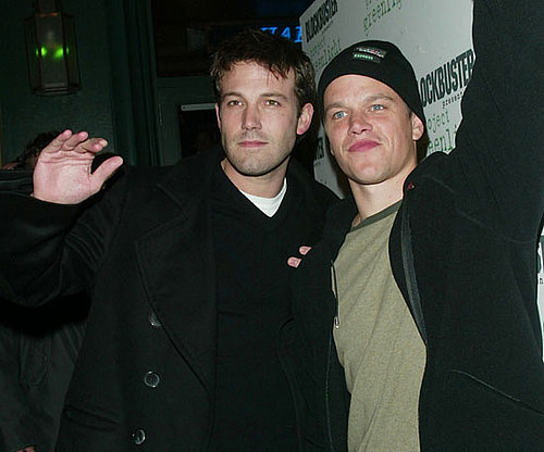 Ben Affleck and Matt Damon waved as they arrived at the Project Greenlight winners announcement party at the 2003 Sundance Film Festival.
Ben Affleck and Matt Damon waved as they arrived at the Project Greenlight winners announcement party at the 2003 Sundance Film Festival.