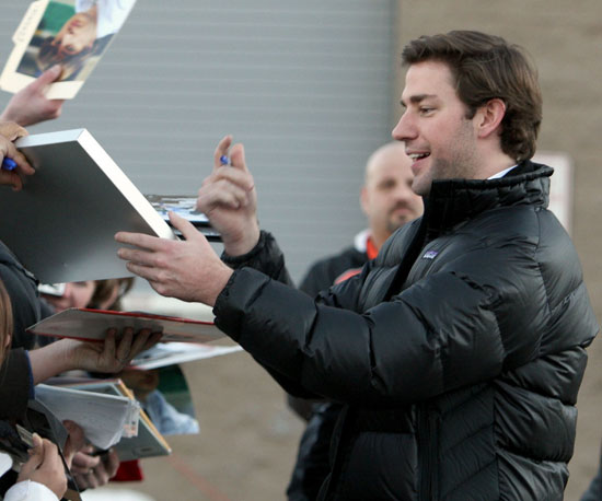 John Krasinski signed autographs at the 2009 festival.
John Krasinski signed autographs at the 2009 festival.