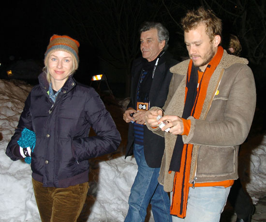 Naomi Watts and Heath Ledger were together at the 2004 Sundance festival.
Naomi Watts and Heath Ledger were together at the 2004 Sundance festival.