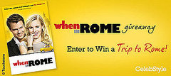 Win a Trip to Rome with the When in Rome Giveaway