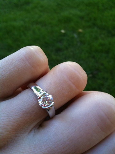 ...my engagement ring!