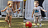 Celebaby Style: Emme and Max Anthony's Burberry Swimsuits