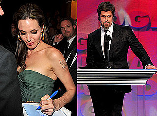 Photos of Brad Pitt and Angelina Jolie Together at Directors Guild Awards After Rumored Breakup 2010-01-31 11:19:16