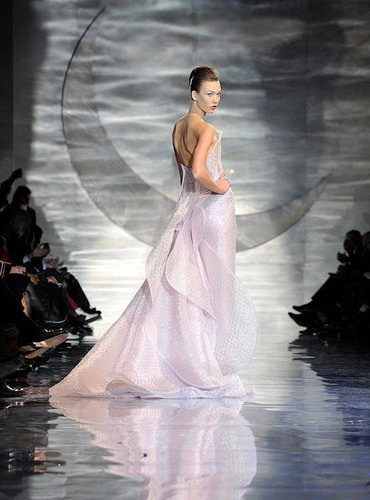 Giorgio Armani Takes His Spring 2010 Couture to a Celestial Place