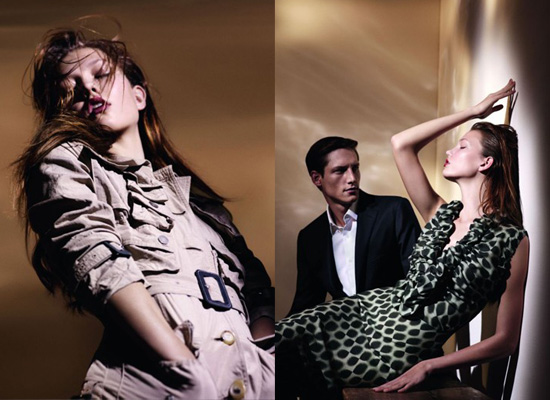 Karlie Kloss for Aquascutum Spring 2010