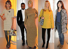 Photos from 2010 Spring Paris Fashion Week with Alexa Chung, Kanye West and Others