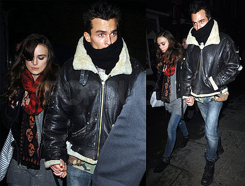 Photos of Keira Knightley And Rupert Friend Leaving Dinner in London