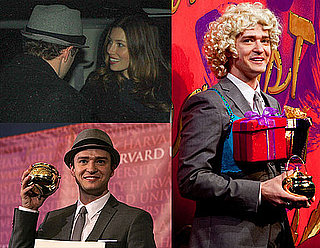 Photos of Justin Timberlake and Jessica Biel at Harvard's Hasty Pudding Award Ceremony in Cambridge