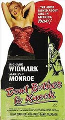 Don't Bother To Knock is playing on television today!