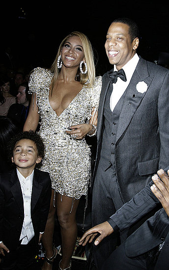 Beyonce at the Grammy with Jay-Z and her nephew
