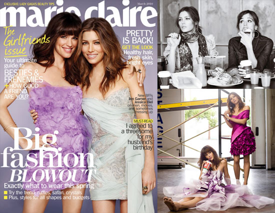 Photos of Marie Claire Jennifer Garner and Jessica Biel Photos of Marie Claire Jennifer Garner and Jessica Biel