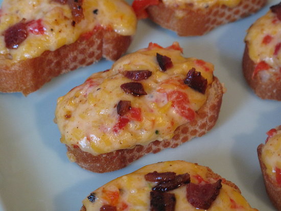 Photo Gallery: Pimento Cheese and Bacon Crostini