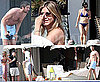 Photos of Shirtless Gerard Butler and Jennifer Aniston and Courteney Cox in Bikinis on Holiday in Mexico