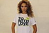 Beyonce Wears Fashion For Haiti T-Shirt