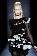 Prabal Gurung, a Designer Who's Experienced a Rapid Ascent, Appropriately Channels "Warp Speed" for Fall 2010
