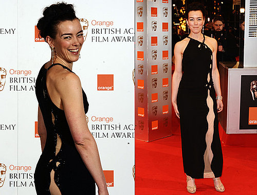 Photos of Olivia Williams in a Revealing Dress at 2010 BAFTA Awards
