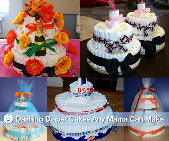 Photos of How to Make a Diaper Cake Photos of How to Make a Diaper Cake