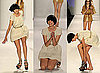 Photos of Agyness Deyn Falling in Heels at Fashion for Relief