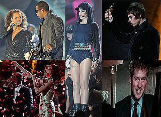 Photos from the 2010 Brit Awards Show Including Robbie Williams, Lady GaGa, Jay-Z, Alicia Keys, Lily Allen, Cheryl Cole,