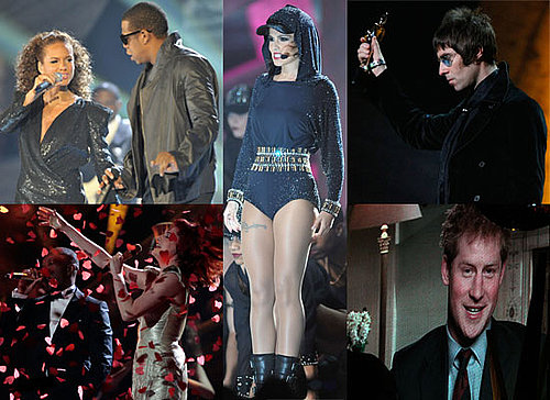 Photos from the 2010 Brit Awards Show Including Robbie Williams, Lady GaGa, Jay-Z, Alicia Keys, Lily Allen, Cheryl Cole,