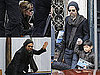 Photos of Brad Pitt and Angelina Jolie Leaving Their Venice Apartment Without Twins Knox and Vivienne