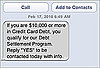 Do You Get Spam Text Messages?
