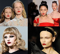 Red Lipstick at New York Fashion Week, 2010 New York Fashion Week Trends 2010-02-18 05:00:00