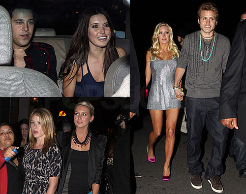 Photos of Ryan Cabrera, Heidi Montag, Spencer Pratt, Audrina Patridge, Lauren Bosworth, and Stephanie Pratt Filming The Hills