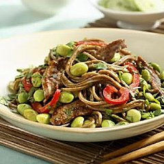 Easy Hoisin Beef and Edamame Noodle Recipe