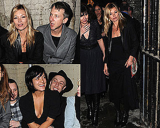 Photos of Kate Moss and Lily Allen at London Fashion Week 2010-02-24 17:00:00