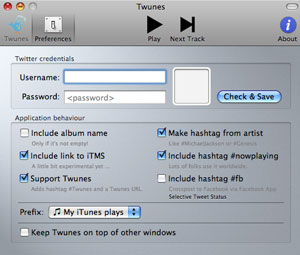 Twunes Tweets the Songs You're Listening To