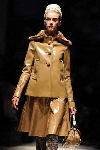 Miuccia Prada Flies Victoria's Secret Models in for Demure Fall 2010 Prada Show