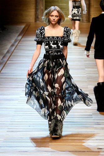 Milan Fashion Week: D&G Fall 2010 Milan Fashion Week: D&G Fall 2010
