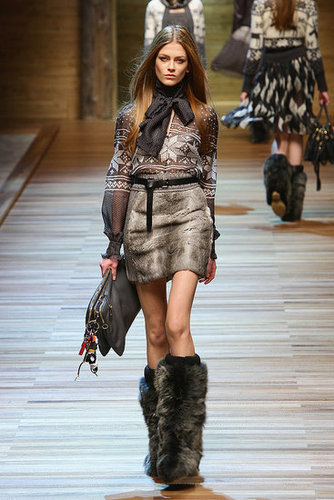 Milan Fashion Week: D&G Fall 2010 Milan Fashion Week: D&G Fall 2010
