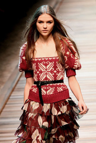 Milan Fashion Week: D&G Fall 2010 Milan Fashion Week: D&G Fall 2010