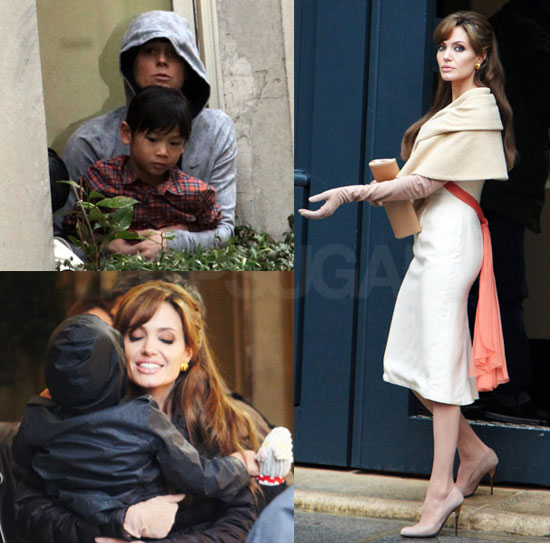 Photos of Angelina Jolie on Tourist Set Photos of Angelina Jolie on Tourist Set